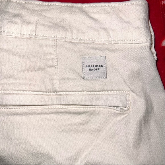 NWOT 🥀 Men's American Eagle Flat Front White Shorts - Picture 5 of 11